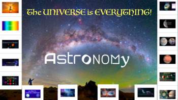 Preview of Astronomy Course Whole Curriculum on Google Slides