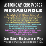 Astronomy Crossword Puzzles MEGABUNDLE