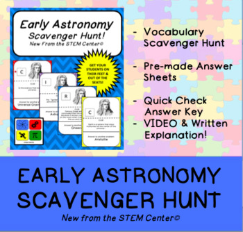 Preview of Astronomy Early History Scavenger Hunt