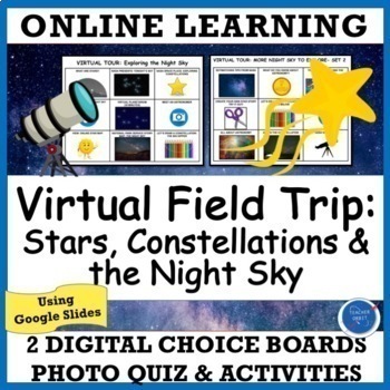 Preview of Astronomy Field Trip | Stars Constellations  NASA Night Sky Digital Resource