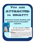 Astronomy Gravity Nonfiction Reading with question boxes a