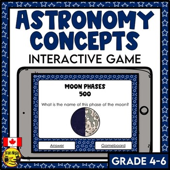 Preview of Astronomy | Interactive Review Game | Space | Sky Science | Google Slides