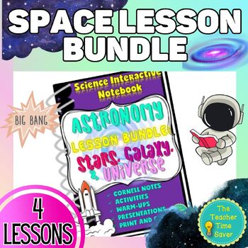 Preview of Stars Curriculum Lesson Bundle - Space Science Interactive Notebook