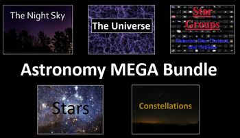 Preview of Astronomy (Night Sky, Universe, Star Groups, Stars & Constellation) MEGA Bundle