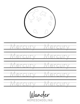 Astronomy Planet Outer Space Worksheets by Wander Homeschooling | TpT