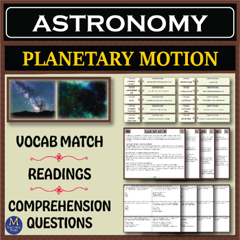 Preview of Astronomy Series: Planetary Motion