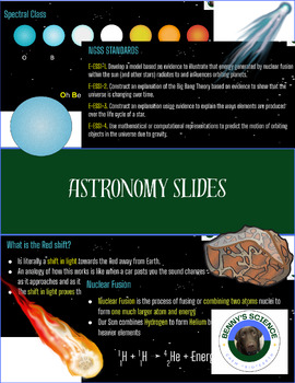 Preview of Astronomy Slides