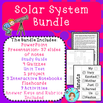 Preview of Solar System & Astronomy Unit Bundle – Upper Elementary – No Prep, Print & Go