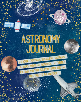 Preview of Astronomy Student Journal - Stargazer log book - pdf