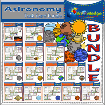 Preview of Astronomy Task Card BUNDLE