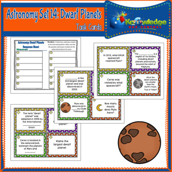Preview of Astronomy Task Cards: Set 14: Dwarf Planets