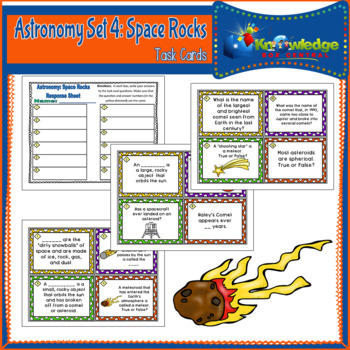 Preview of Astronomy Task Cards: Set 4: Space Rocks