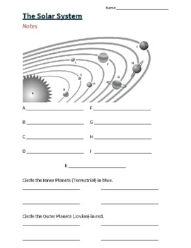 space science printables grade 5 teacher