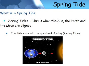 Preview of Astronomy - Tides w/worksheet (SMART BOARD)