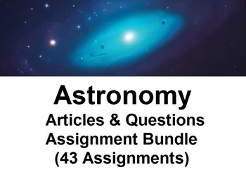 Preview of Astronomy Unit Assignment Bundle (43 WORD Assignments)