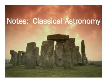 Preview of Astronomy Unit Bundle - Classical Astronomy Unit