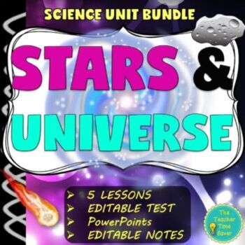 Astronomy Unit Bundle: Stars, Galaxies, and Universe- Earth Science