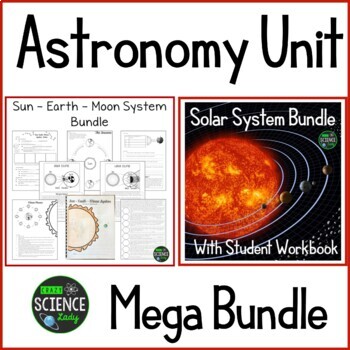 Preview of Astronomy Unit Mega Bundle with Student Workbooks