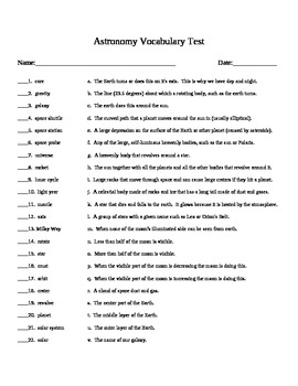 k-1 number social incorrect security on Test Vocabulary by EdD TpT Astronomy Blackwell John