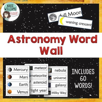 Preview of Astronomy / Space Word Wall