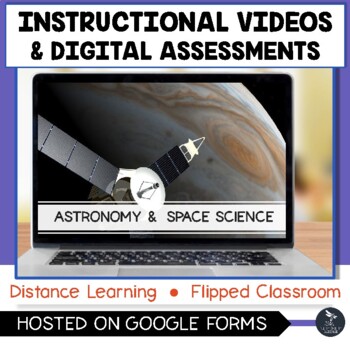 Preview of Astronomy and Space Science Instructional Videos & Digital Quiz