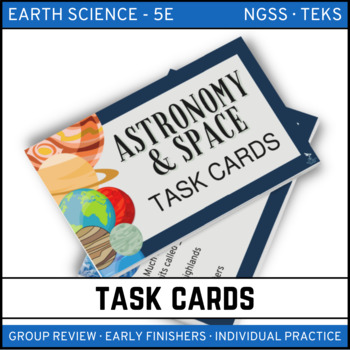 Preview of Astronomy and Space Science Task Cards