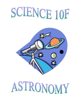 Preview of Astronomy booklet