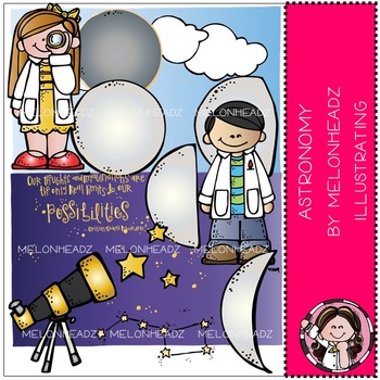 Preview of Astronomy clip art - COMBO PACK- by Melonheadz