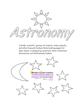 Preview of Astronomy notebooking pages