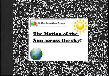 Preview of Astronomy/Earth Science Lab Activity - Tracking the Sun across the sky - 2D