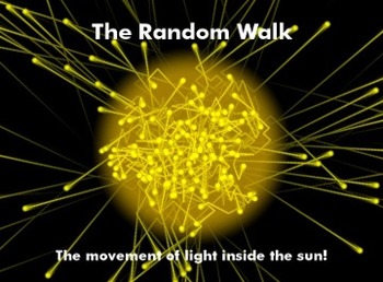 Preview of Astronomy/Earth Science Lab Activity - The Random Walk of Photons in a Star.
