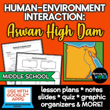Preview of Aswan High Dam Geography & Human-Environment Interaction Lessons