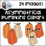 Asymmetrical Pumpkins Clipart