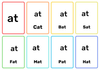 Preview of At Flashcards