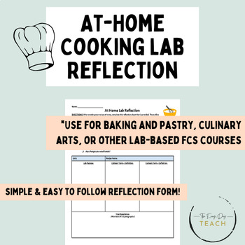 Preview of At Home Cooking Lab Reflection