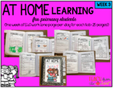 Distance Learning ELA Packet Week 3 (Ideal for Primary Grades)