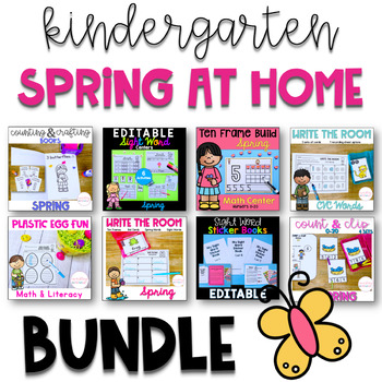 Preview of At Home Learning For Spring