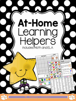 Preview of At-Home Learning Helpers (ELA and MATH) E-learning Friendly