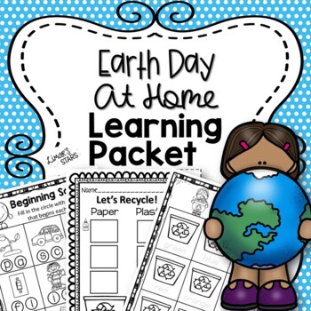 Preview of At Home Learning Packet: Earth Day {Distance Learning}