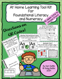 At Home Learning Tool Kit for Foundational Literacy & Begi