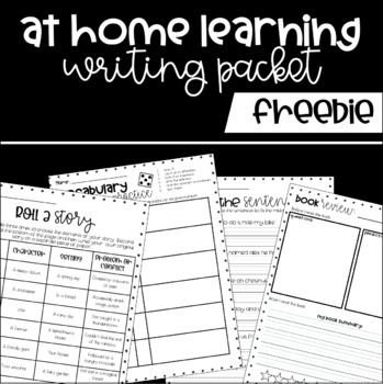 At Home Learning - Writing Packet