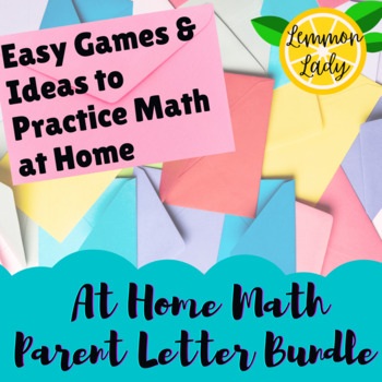 Preview of Parent Math Ideas GROWING Bundle