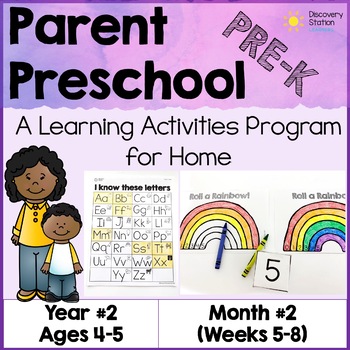 At Home Pre-k Learning Program Month 2 By Discovery Station Learners