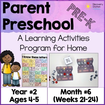 At Home PRE-K Learning Program MONTH 6 by Discovery Station Learners