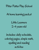 At Home Preschool Activities---Distance Learning---