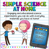 At Home Science Experiments Printable Google Slide Digital