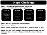 At Home Shape Challenge