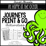 At Home in the Ocean Journeys First Grade Print and Go Activities