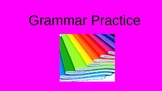 At School - School Items and Grammar Practice