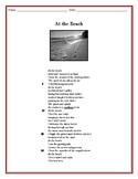 "At The Beach" - (Free - Verse Poem Reading Passage) Image